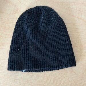 Vans Black Ribbed Knit Beanie